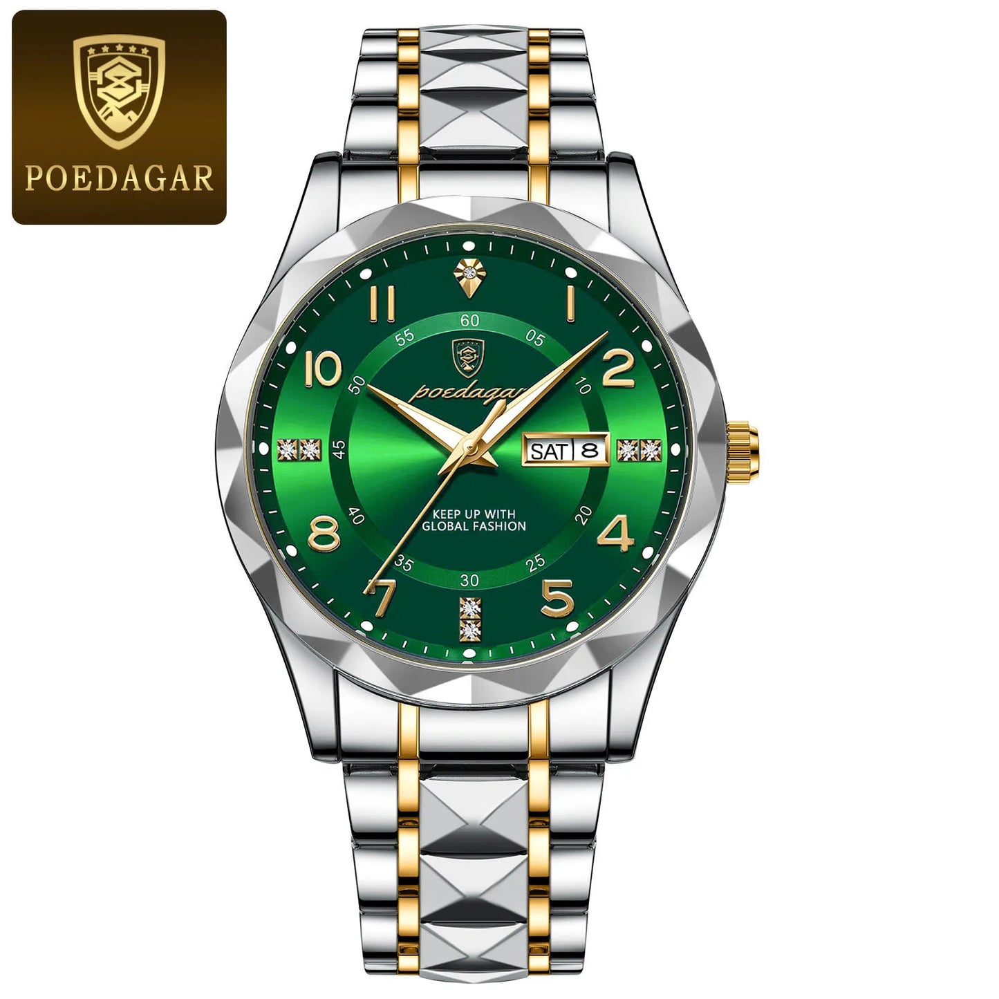 POEDAGAR Luminous Sport Men's Watch