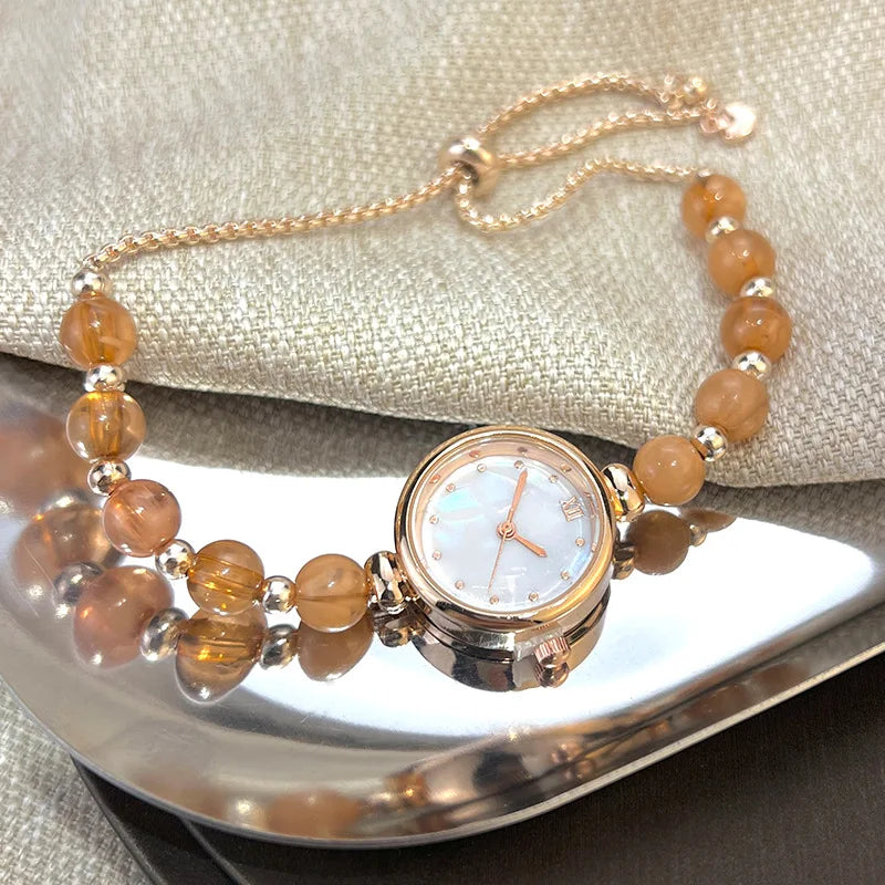 Beaded Bracelet Ladies Watch