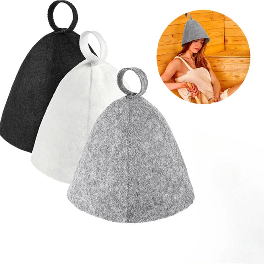 Felt Sauna Cap