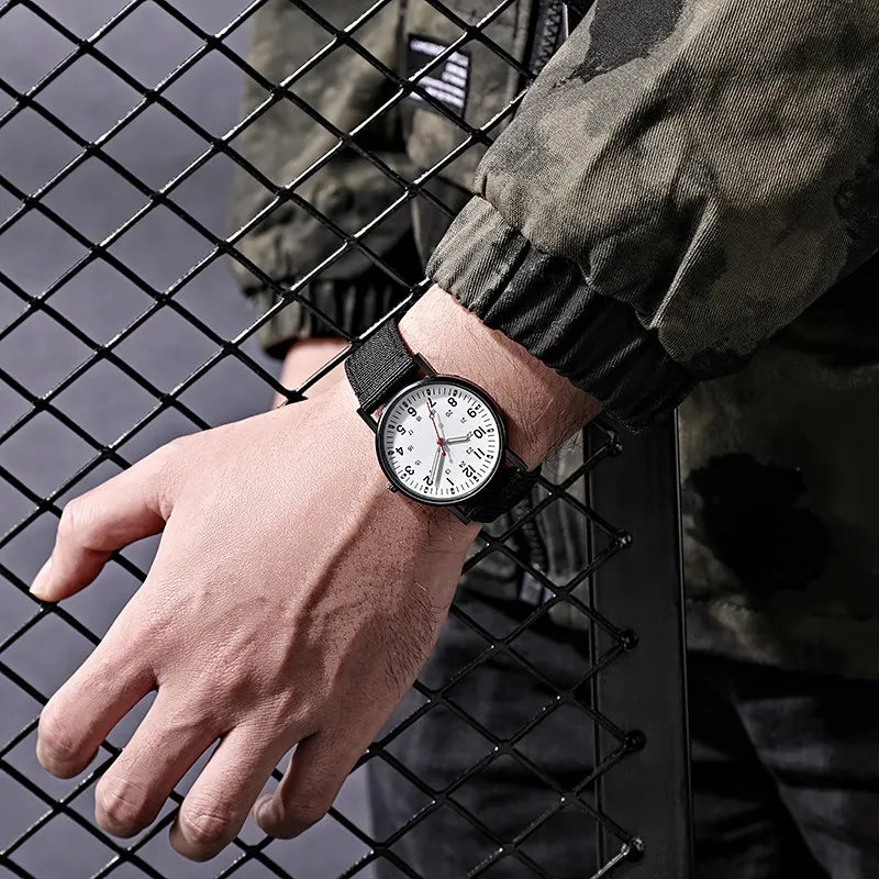 Men's Nylon Military Quartz Watch