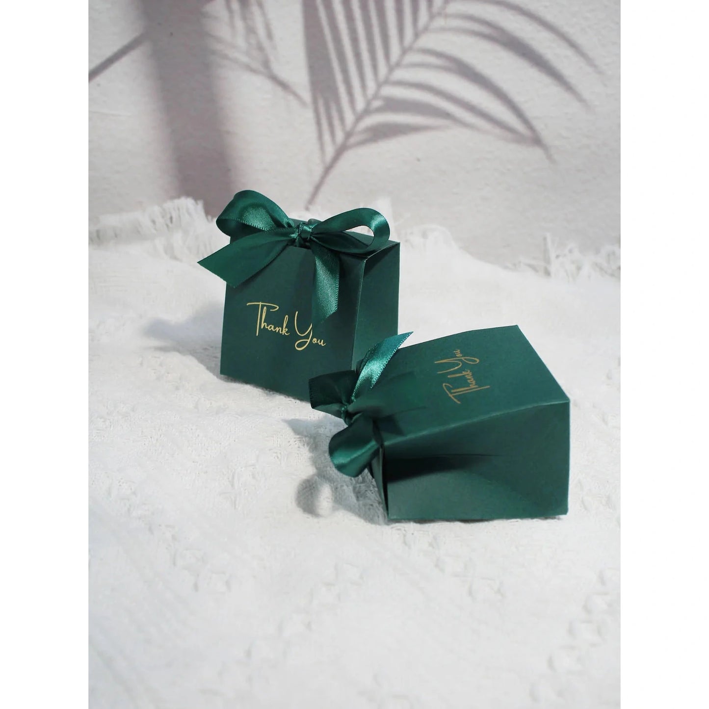 Small Gift Box Ribbon Candy Wedding 10 Pcs