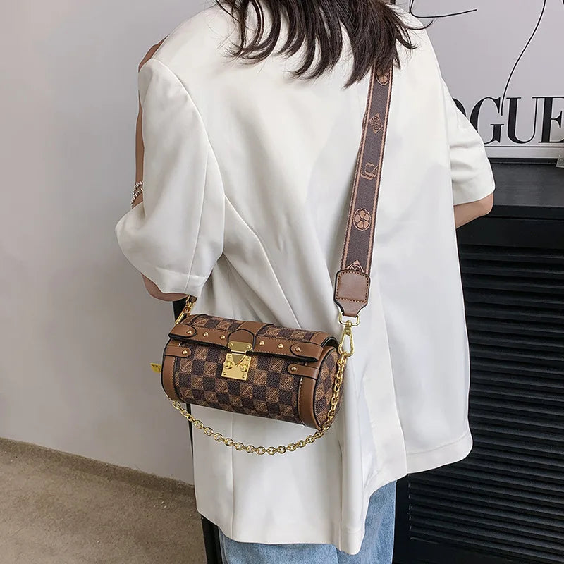 Retro Cylinder Sling Bag