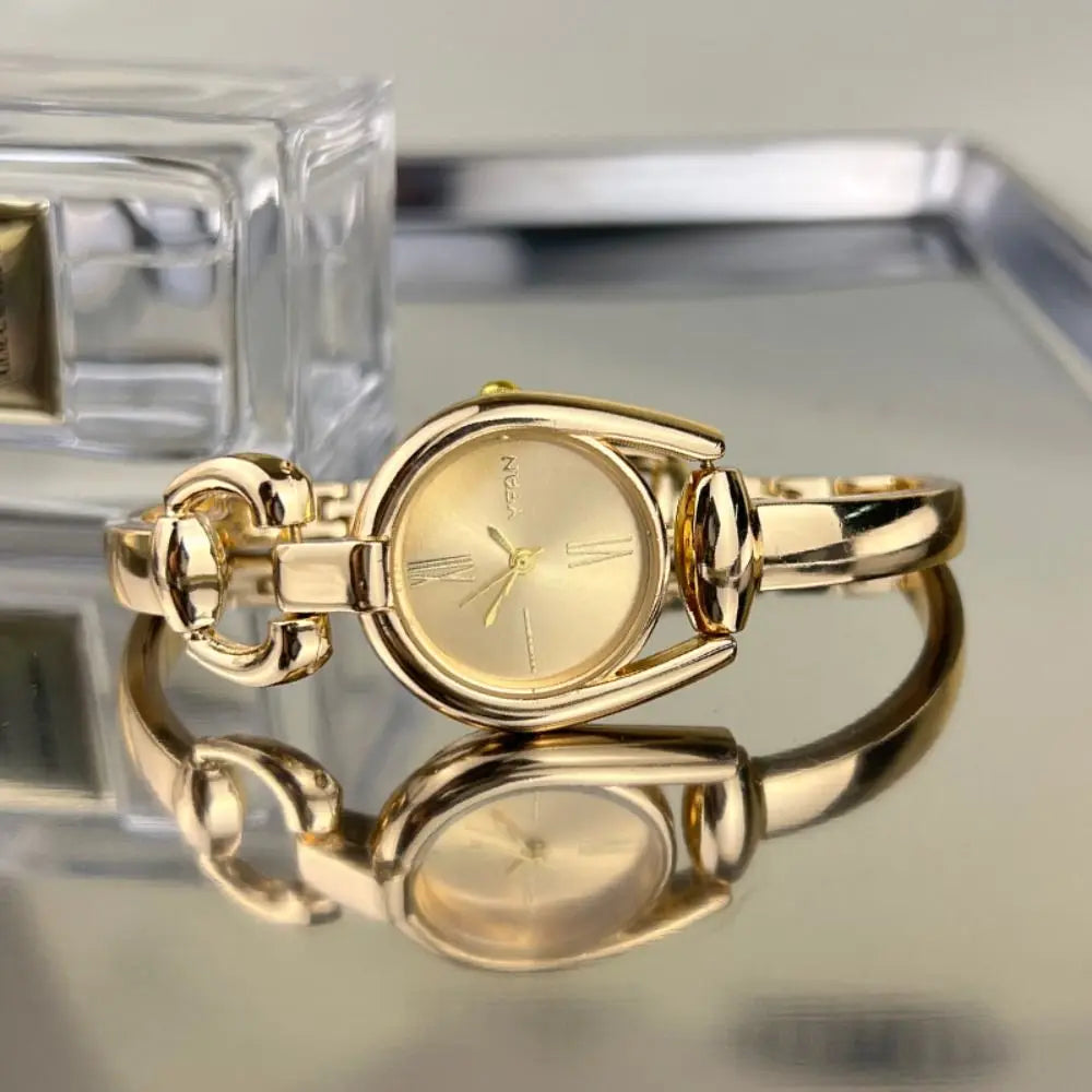 Women's Button Bracelet Quartz Watch