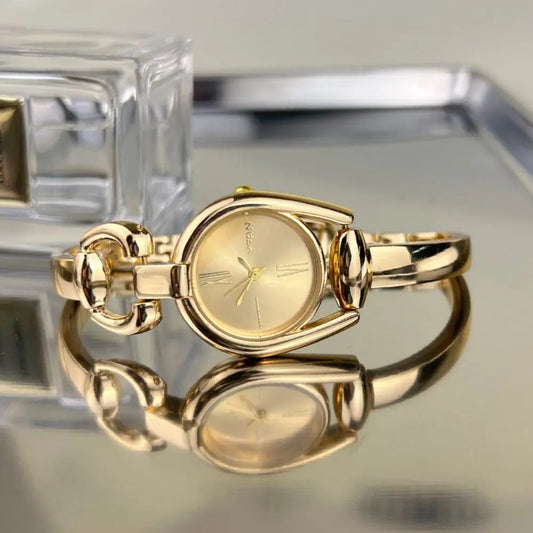 Women's Button Bracelet Quartz Watch