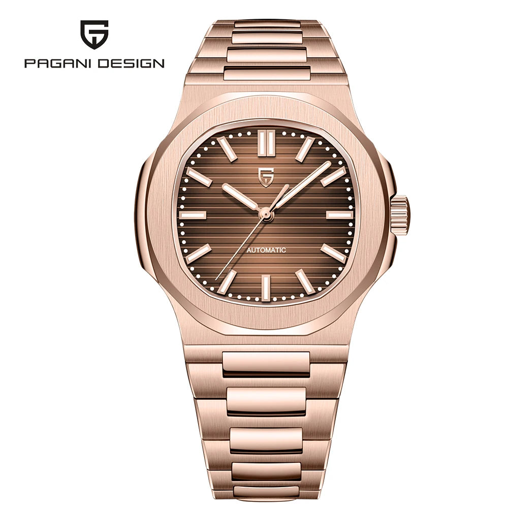 PAGANI Rose Gold Automatic Watch