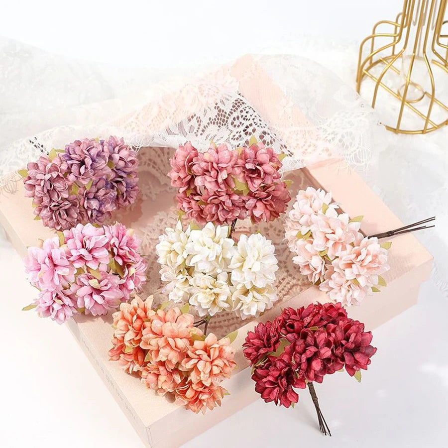 Silk Carnation Mini Bouquet – Artificial Flowers
