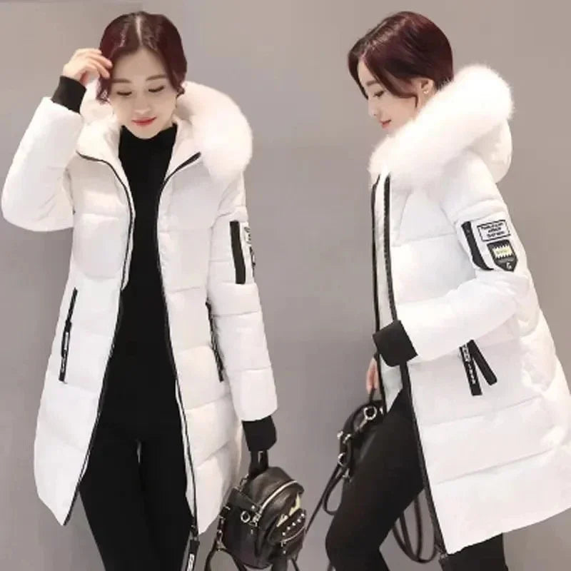 Long Hooded Women Parka