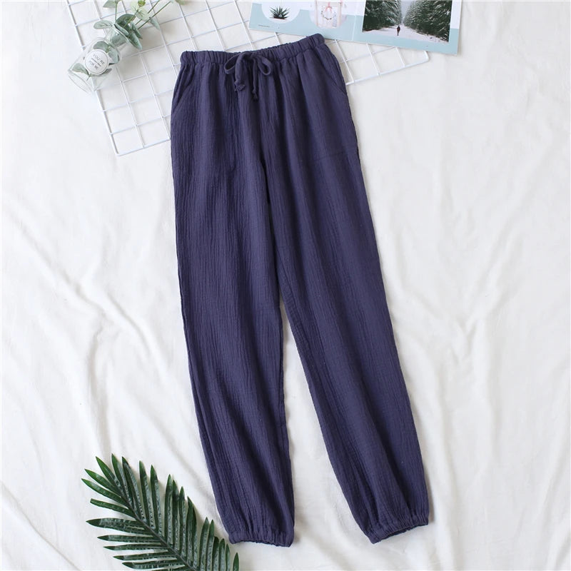 Japanese Cotton Gauze Pajama Pants