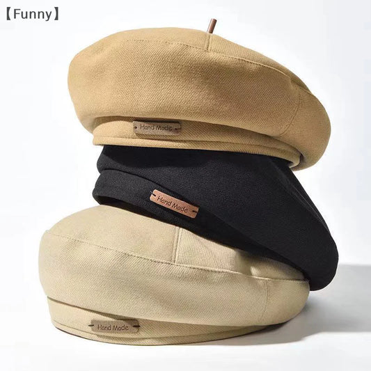 Unisex Wool Beret British Style Painter Hat