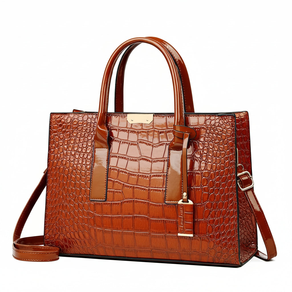 Women's Large Capacity Zipper Tote Bag