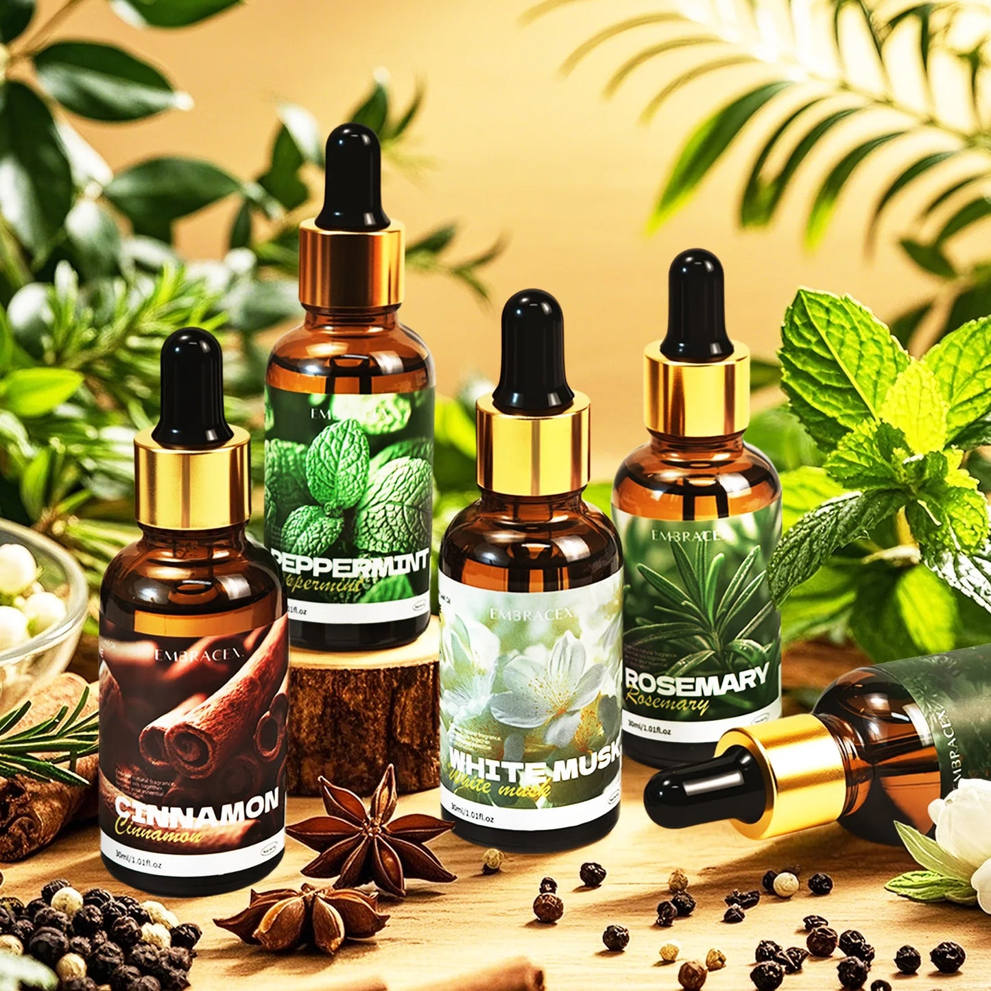 Essential Oil Set 27 Scents Aromatherapy 30ml