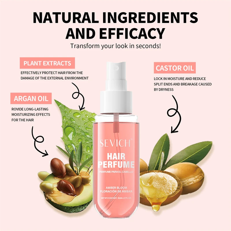 Hair Perfume Mist Plant Extract Unisex 80ml