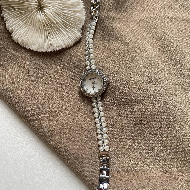 Pearl Chain Women Watch