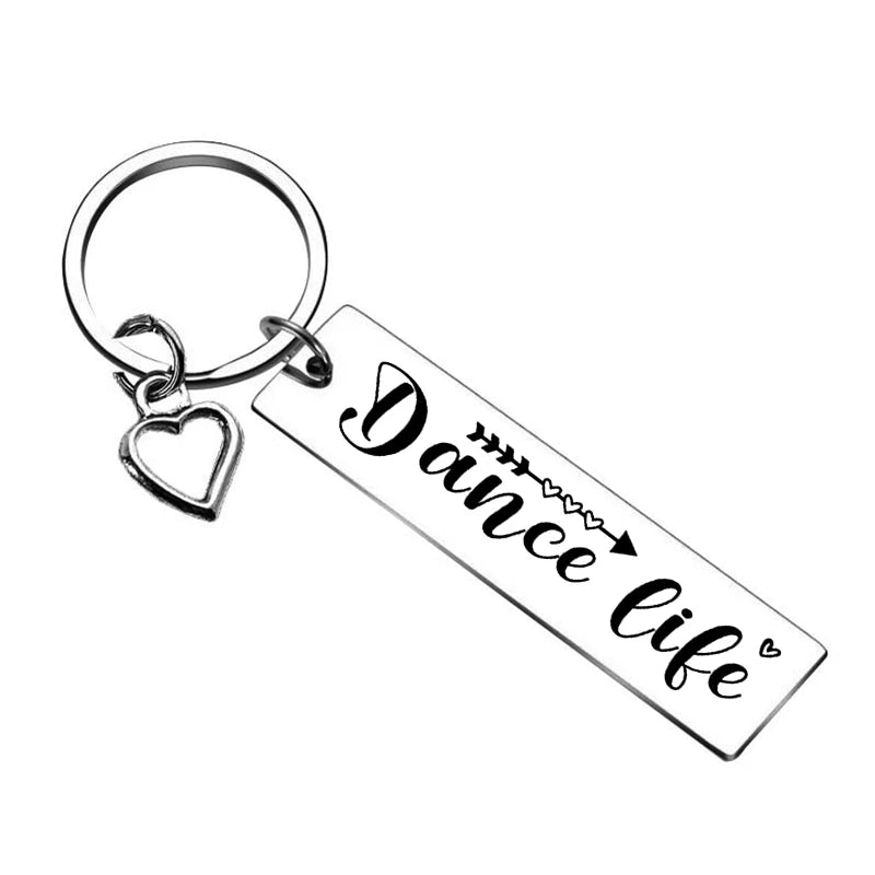 Dance Teacher Appreciation Keychain Gift