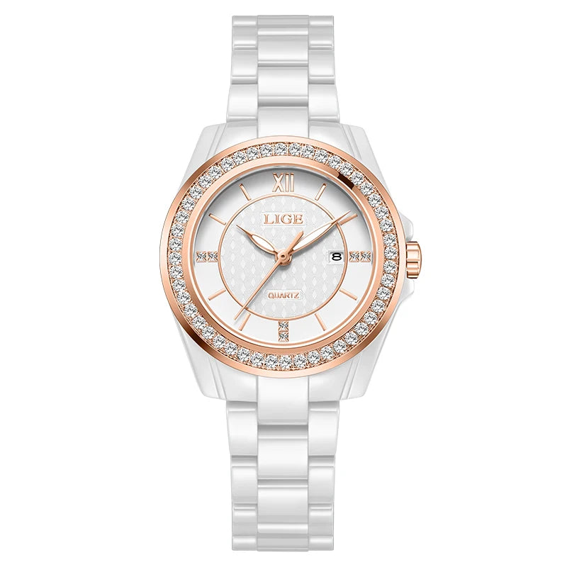 LIGE Steel Quartz Ladies Watch