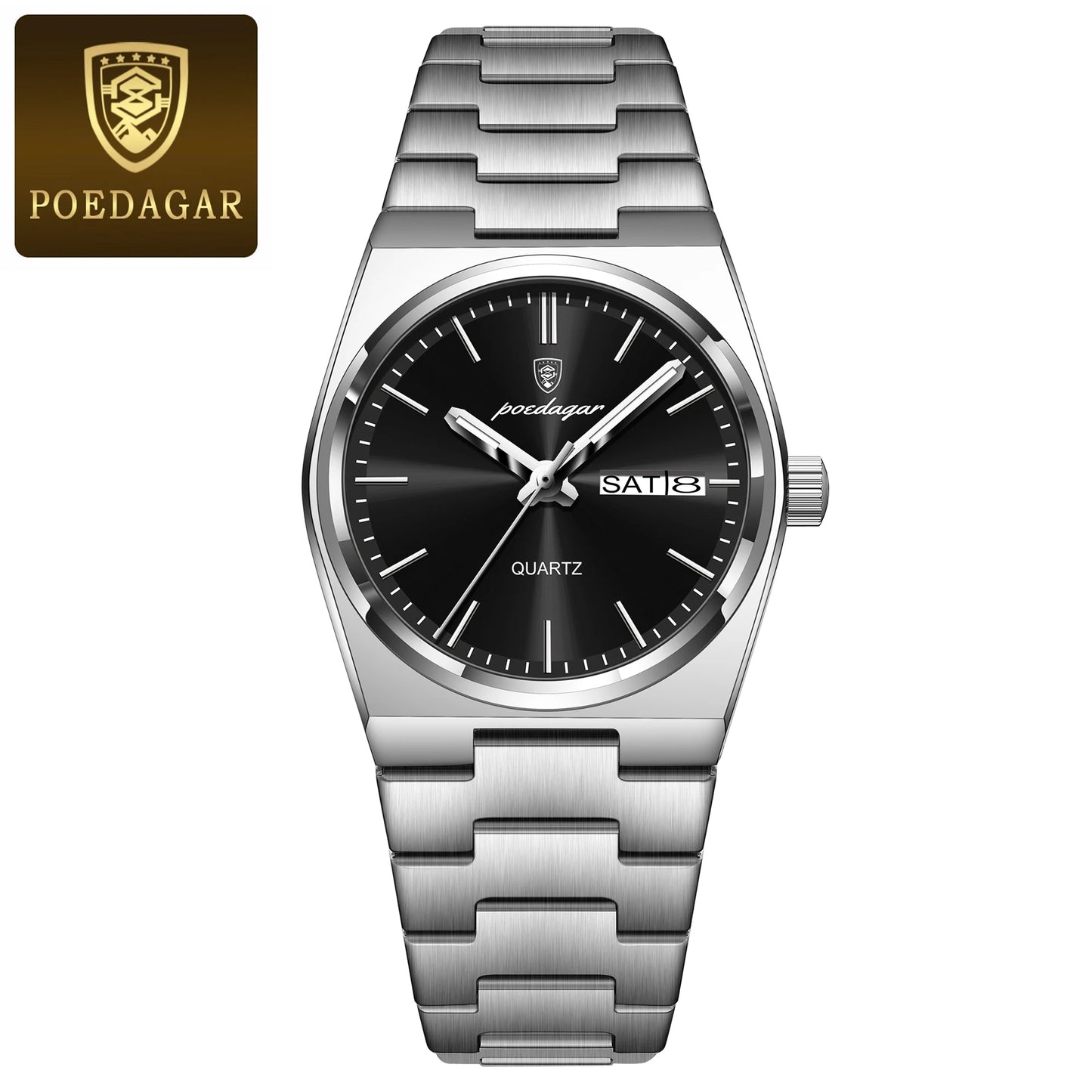 POEDAGAR Luminous Date Ladies Watch