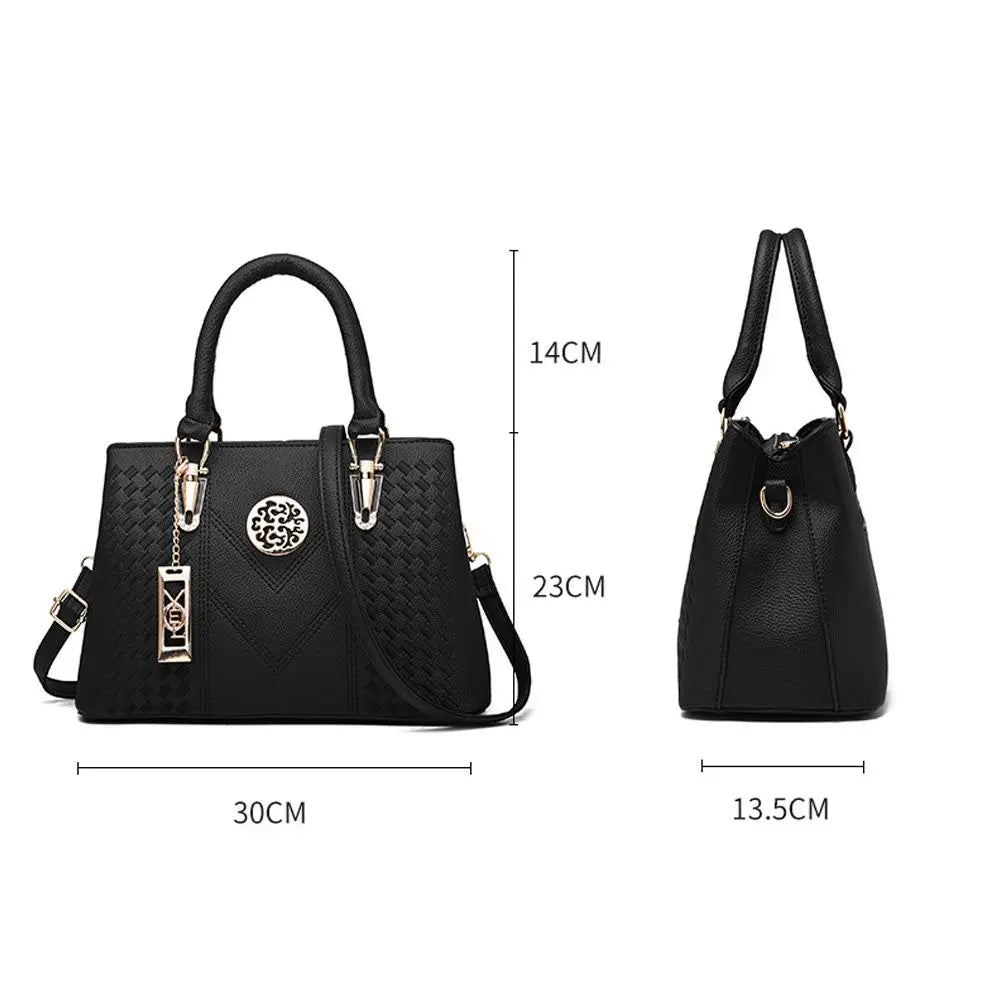 Embroidered Large Capacity Handbag