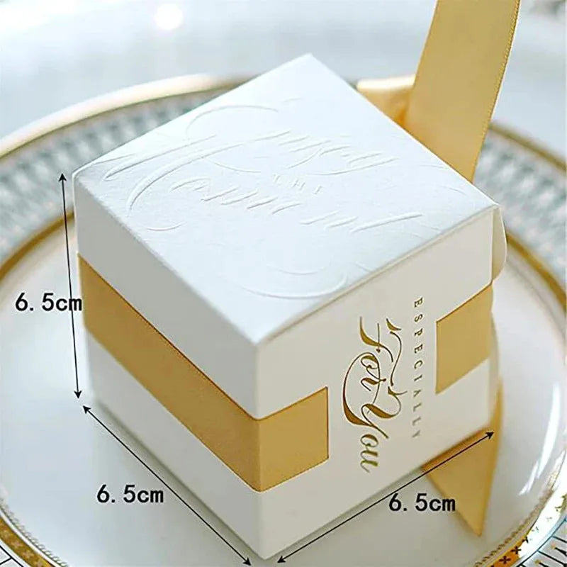Wedding Favor Gift Box Ribbon Candy Party