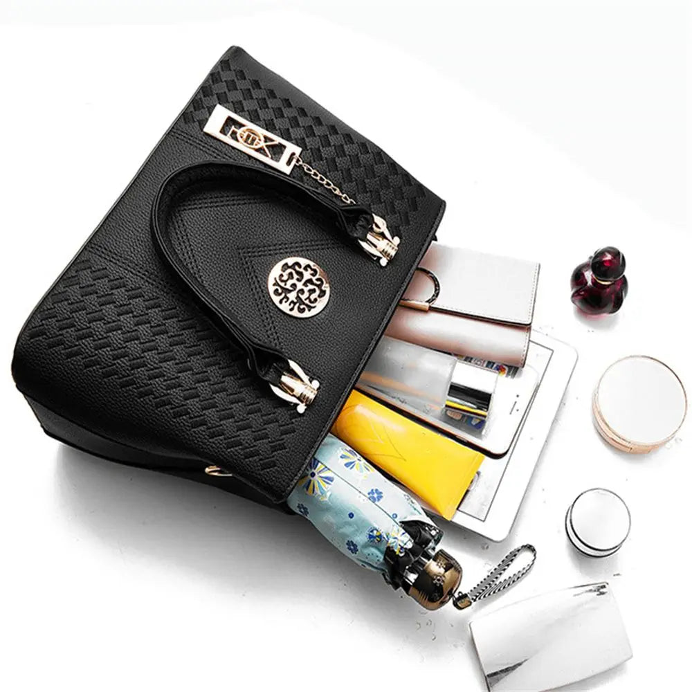 Embroidered Large Capacity Handbag