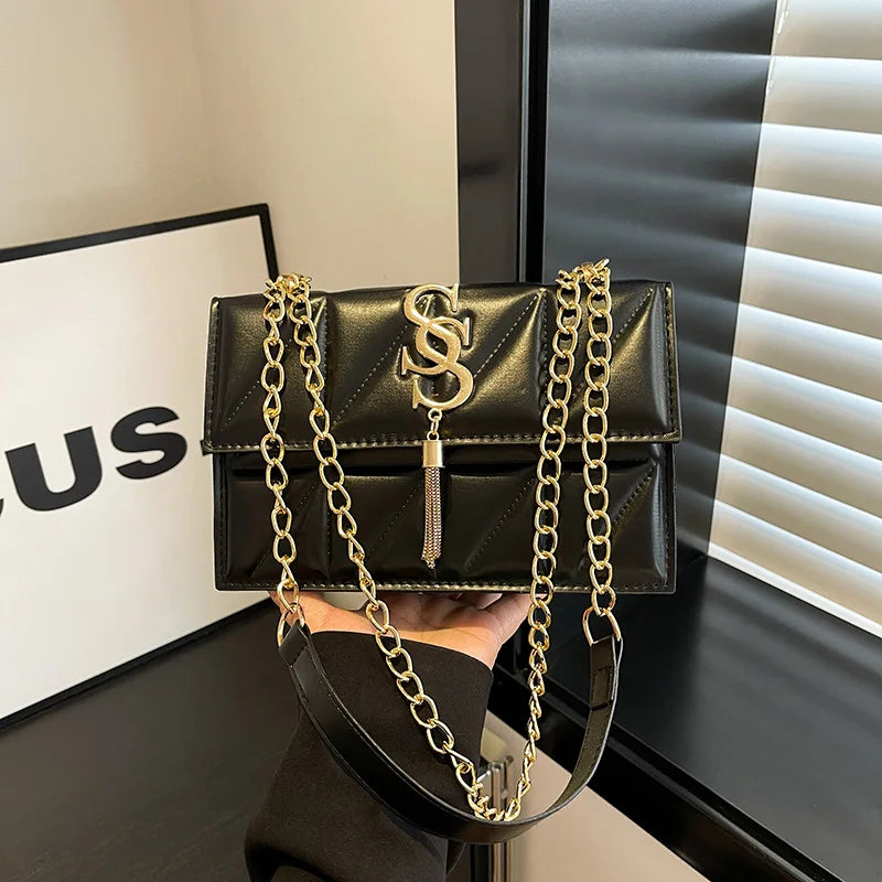 Argyle Crossbody Bag Metal