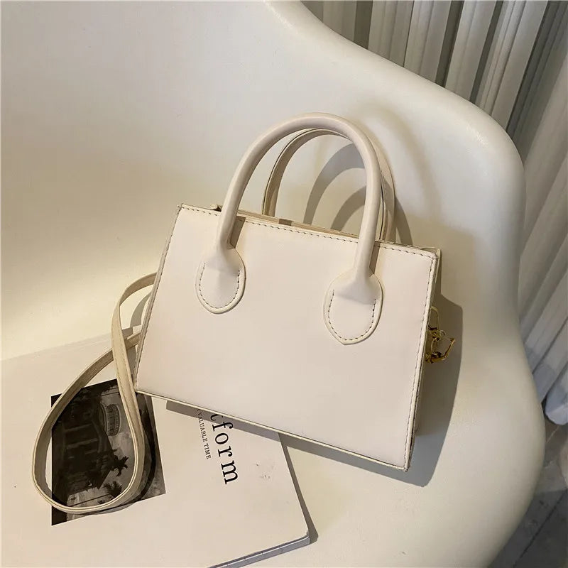 Retro Dual Handle Crossbody Bag