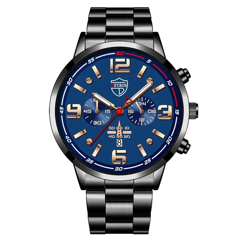 Men's Luxury Stainless Steel Quartz Watch
