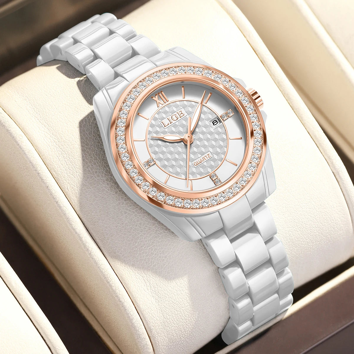 LIGE Steel Quartz Ladies Watch