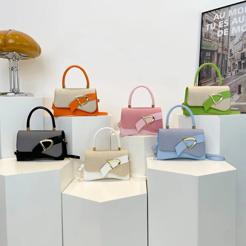 Square Bag Bicolor Crossbody
