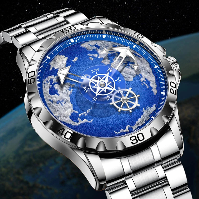 GLENAW Steel Men Watch